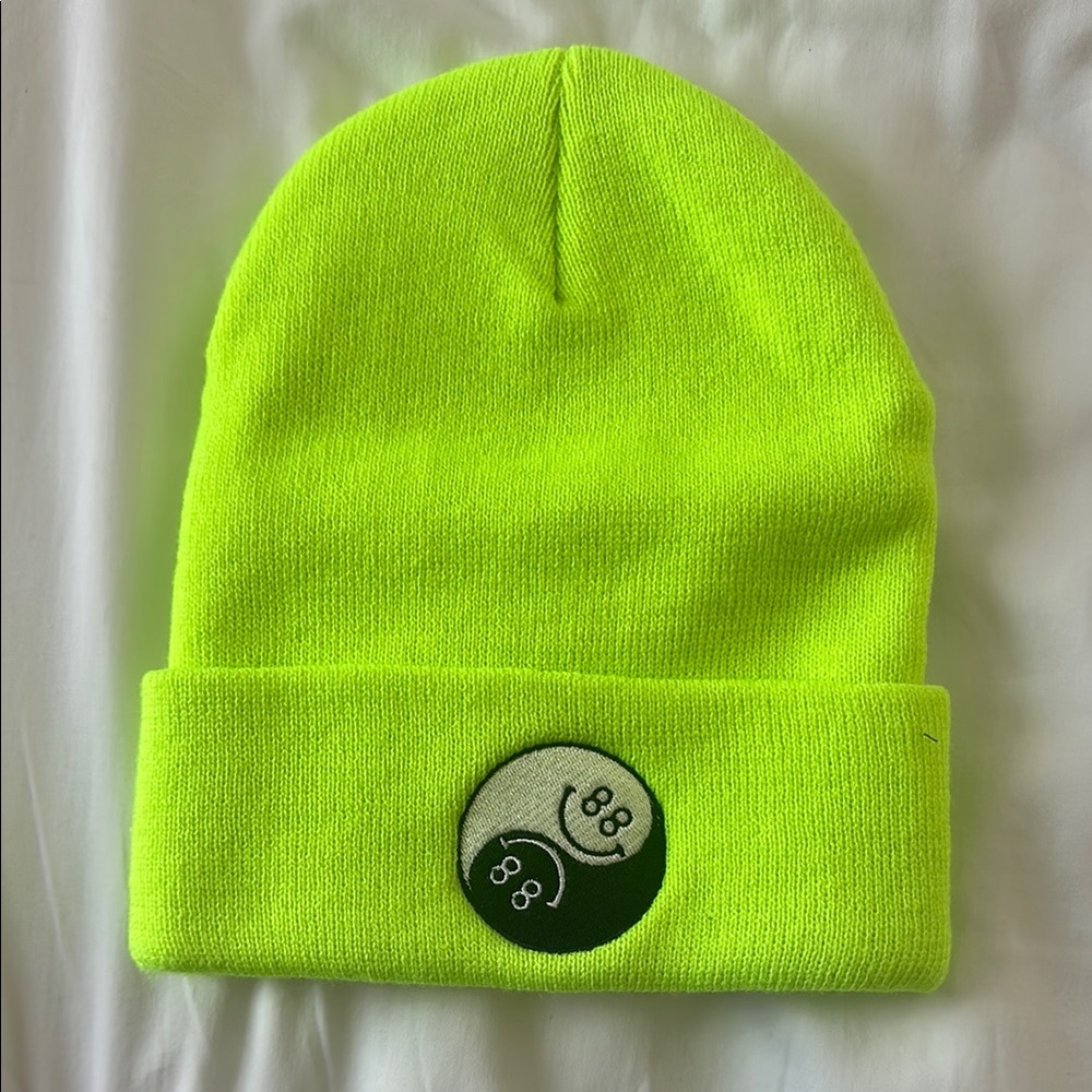 Neon Green Kids Beanie